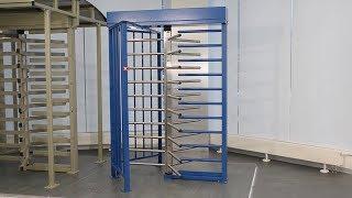 RTD-16. Full height turnstile assembly