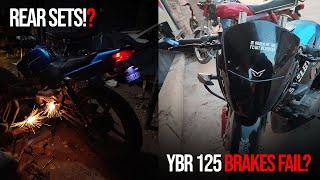 YBR 125 Brakes Fail   New Mods on YBR  Rear Sets?