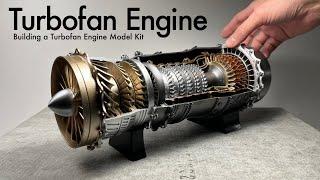 Building a 120 Turbofan Engine Model Kit - Build Your Own Turbofan Engine that Works