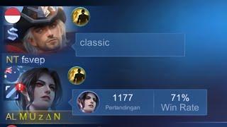 DIKATAIN WR CLASSIC LANGSUNG KASIH PAHAM CECILION MODE MUZAN MOBILE LEGENDS