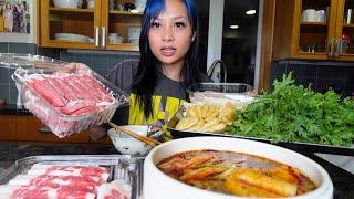 Hotpot at home *MUKBANG*