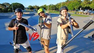 KOTA VS PRO SCOOTER SKATEPARK CHALLENGE