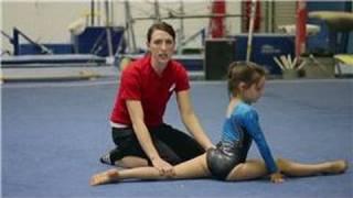 Intro to Gymnastics  Left & Right Leg Splits for Gymnastics Warm-Ups