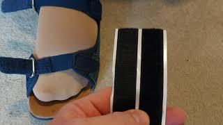 DIY sandal strap velcro extension hack