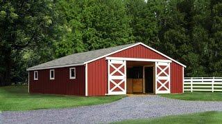 30 Prefab Horse Barn  North Country Sheds