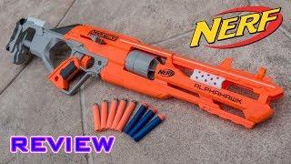 REVIEW Nerf Elite Accustrike Alphahawk Unboxing Review & Firing Test