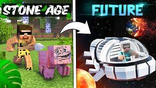 STONE AGE TO FUTURE IN MINECRAFT