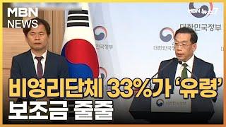 비영리민간단체 33%가 유령단체…보조금 줄줄 새는 이유 있었다 MBN 뉴스7