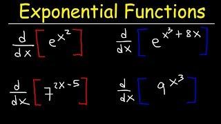 Derivatives of Exponential Functions