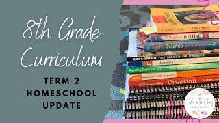 8th Grade Curriculum Update  Term 2  Math Language Arts and Electives Homeschool Curriculum