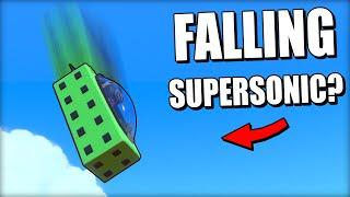 Can You Break the Sound Barrier by Falling?