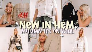 NEW IN H&M HAUL AND TRY ON  H&M AUTUMN OUTFITS 2024