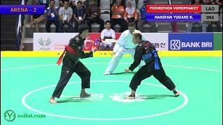 Pencak Silat Mens Tanding Class C  LAO vs INA  18th Asian Games Indonesian 2018