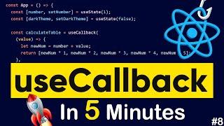 useCallback React Hooks in Easiest Way  React Hooks #8