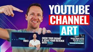 How to Make a YouTube Banner UPDATED YouTube Channel Art Tutorial