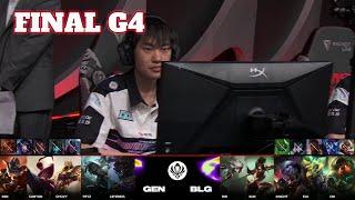 GEN vs BLG - Game 4  Grand Finals LoL MSI 2024  Bilibili Gaming vs Gen.G G4 full game