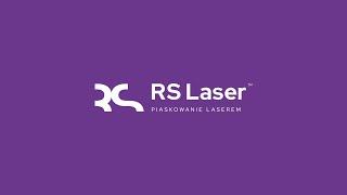 RS LASER piaskowanie laserem - usuwanie rdzy z ceownika - stal konstrukcyjna