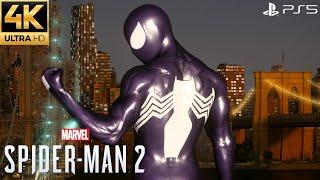 Marvels Spider-Man 2 PS5 - Classic Black Suit Free Roam Gameplay 4K 60FPS