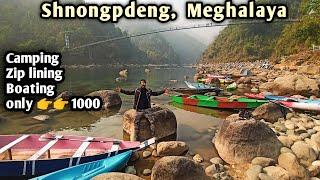 Shnongpdeng  Dawki Meghalaya  Best Tourist place for CAMPING ️️
