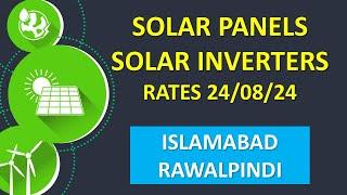 Solar Panel Prices in Pakistan Solar Inverter Prices  24-08-2024