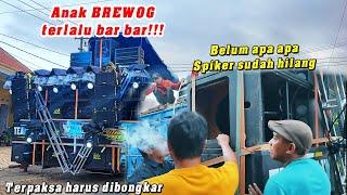 Terlalu bar bar‼️Belum apa spiker anak brewog sudah hilang PM habis cek sound terpaksa bongkar