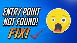 Fix Entry Point Not Found in Windows 1087 6 Solutions 2024