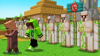 Os IRON GOLENS Invadiram a VILA no Minecraft