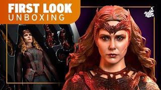 Hot Toys The Scarlet Witch Deluxe Figure Unboxing  First Look