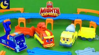 NEW Mighty Express Train Toys Mission Train Station Track Set Unboxing Toy Video Episode for Kids