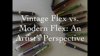 Vintage flex vs Modern Flex An Artists Perspective.