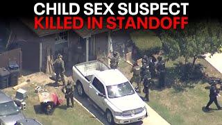 Child sex suspect dies after tense standoff with SWAT officers in Fort Worth