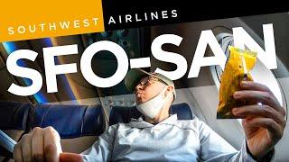 Southwest Airlines trip report  SFO-SAN  Good Snacks