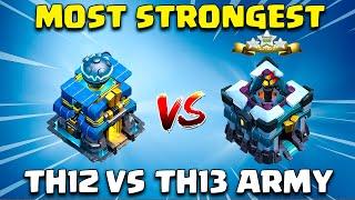 STRONGEST CWL ARMY  TH12 VS TH13 Attack Strategies 2023 in Coc