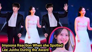 Amazing Moment Lee Junho  and Imyoona  Arrived at 3rd Blue Dragon Award