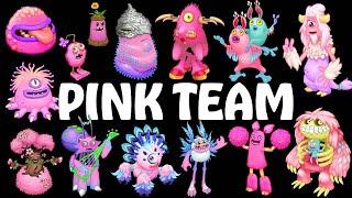 All Pink Monsters All Sounds & Animations  My Singing Monsters