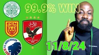 99.9% WIN FOOTBALL PREDICTIONS TODAY 11824 SOCCER PREDICTIONS TODAY  #footballpredictionstoday