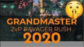 Grandmaster Zerg - ZvP Early Ravager Pressure - 3 Roach Rush versus Protoss