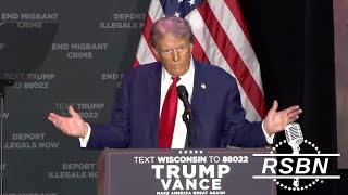 LIVE President Trump Delivers Remarks in Prairie du Chien WI - 92824