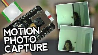 ESP32-CAM PIR Motion Detector with Photo Capture saves to microSD card