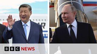 Presidents Xi and Putin arrive in Kazakhstan  BBC News