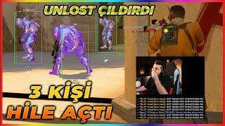 UNLOST CS2 DE 3 TANE HİLEYE DENK GELİYOR KAPIDAN GEÇİRTMEDİLER