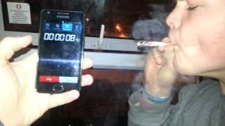 16 Seconds Worlds fastest cigarette smoked