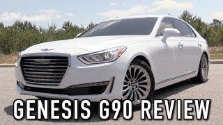 2018 Genesis G90 5.0 Ultimate Start Up Test Drive & In Depth Review