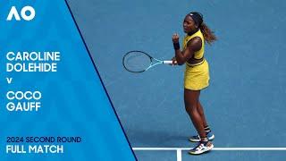 Caroline Dolehide v Coco Gauff Full Match  Australian Open 2024 Second Round