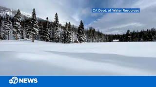 Sierra snow survey reveals epic snowfall at start of winter season