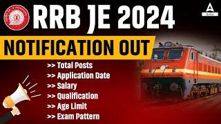 RRB JE 2024 Notification Tamil  RRB JE Application Date Salary Age Qualification  Full Details