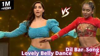 DILBAR  Soumya Pune Challenge Nora Fatehi For Belly Dance  Indias Best Dancer Nora F Belly Dance