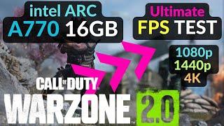 Intel Arc A770 CoD Warzone 2.0 ALL SETTINGS TESTED 1080p 1440p 4K