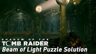 Shadow of the Tomb Raider Beam of Light Jesus Puzzle Solution