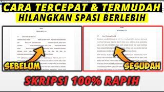 Cara Cepat Menghapus Atau Menghilangkan Spasi Berlebih di Microsoft Word